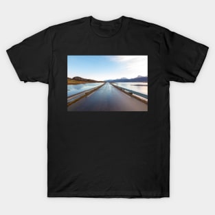 Copy of Road by the sea through the bridge, Norway T-Shirt